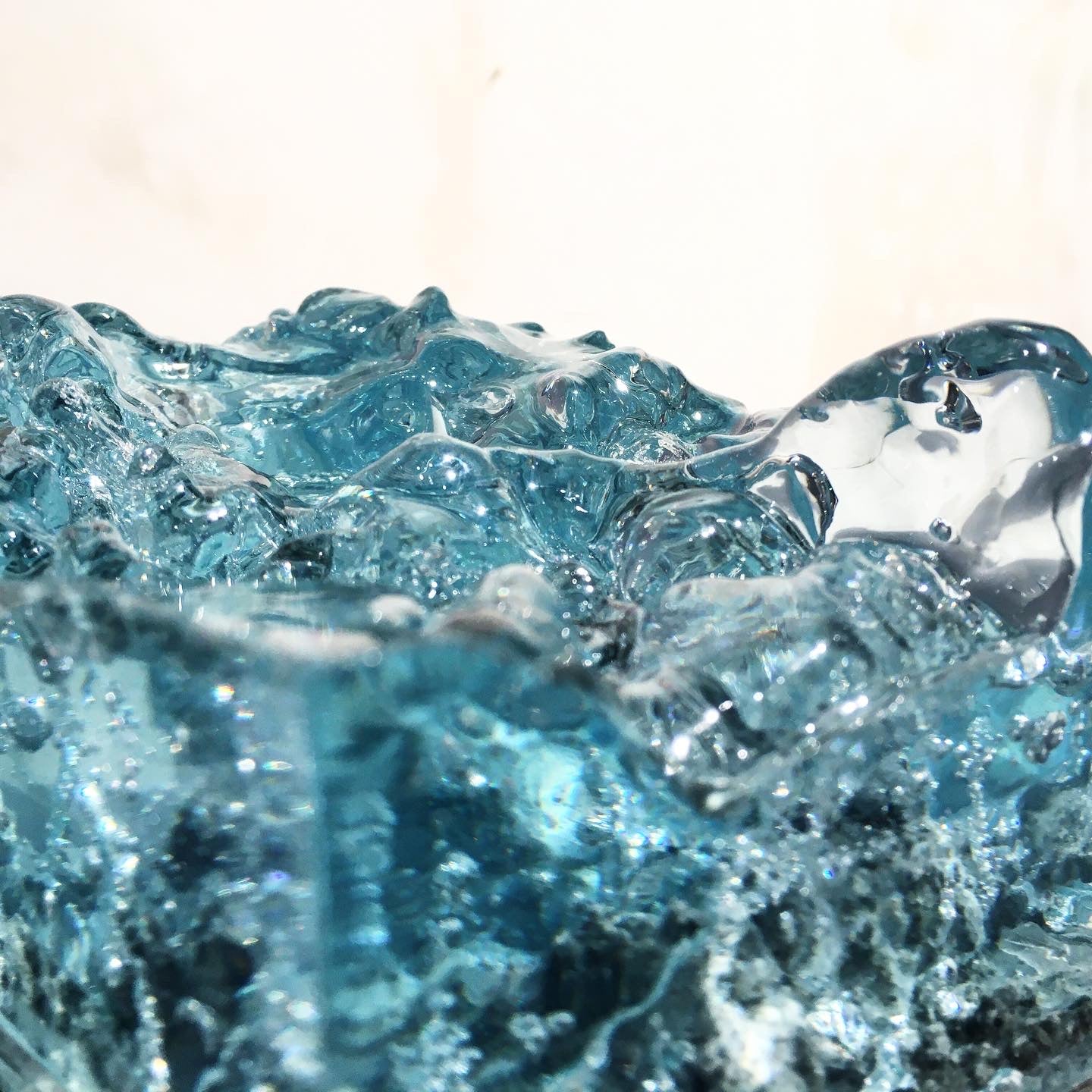 concrete x resin art | stormy wave