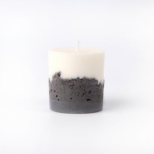 Concrete candle - "dark grey"