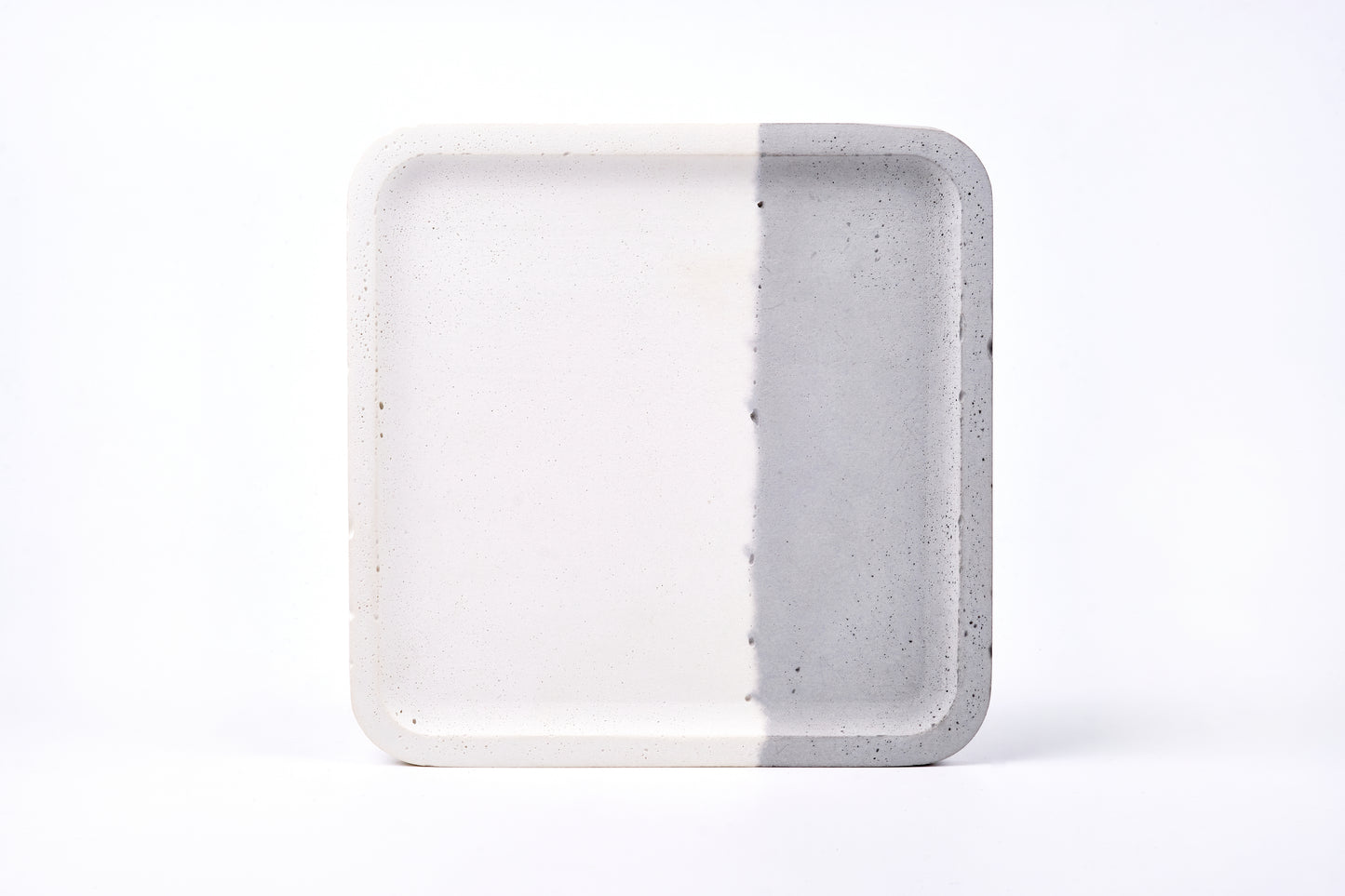 Concrete square tray / accessory holder (large) - "couple"