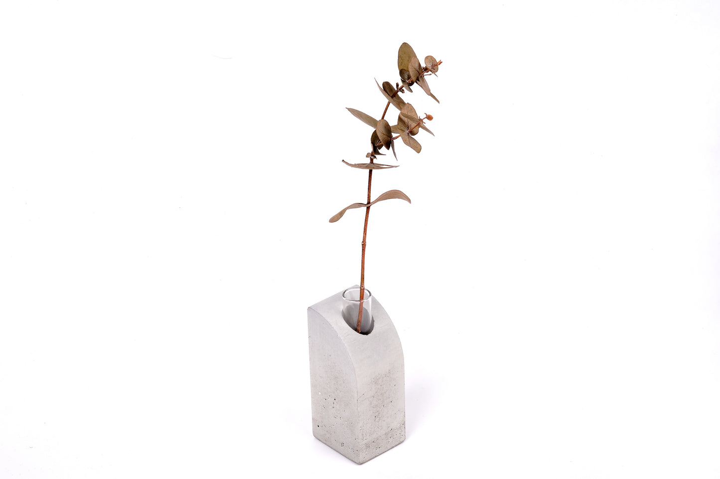 Concrete vase - column - "grey"