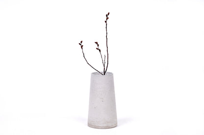 Concrete vase - Trapezoid - "grey"