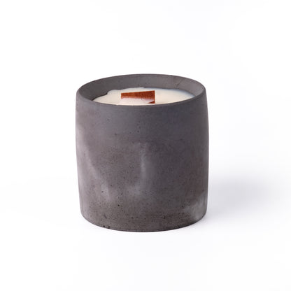 Concrete candle - "thunderstorm"