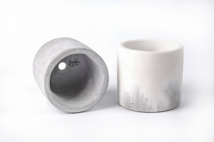 Concrete planter (cylinder) - "grey"