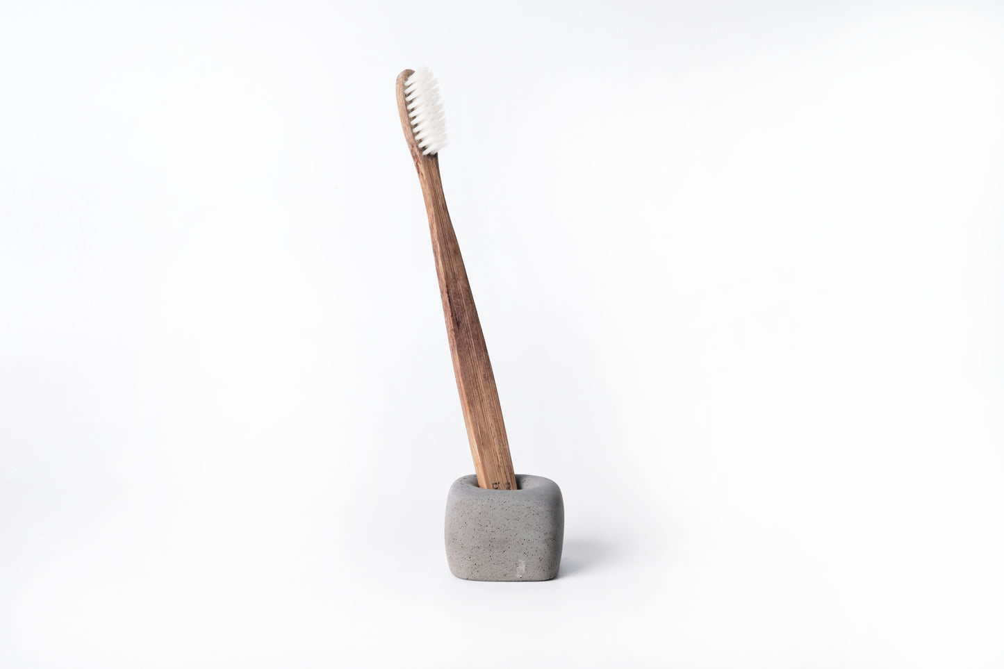 Concrete toothbrush holder - "dark grey"