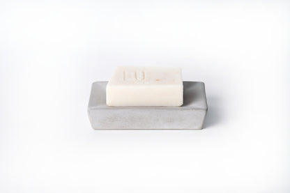 Concrete soap dish / holder (chunky design) - "grey"