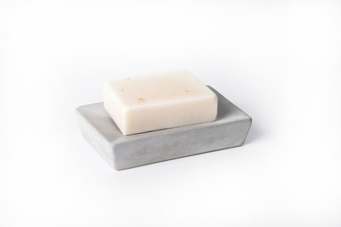 Concrete soap dish / holder (chunky design) - "grey"