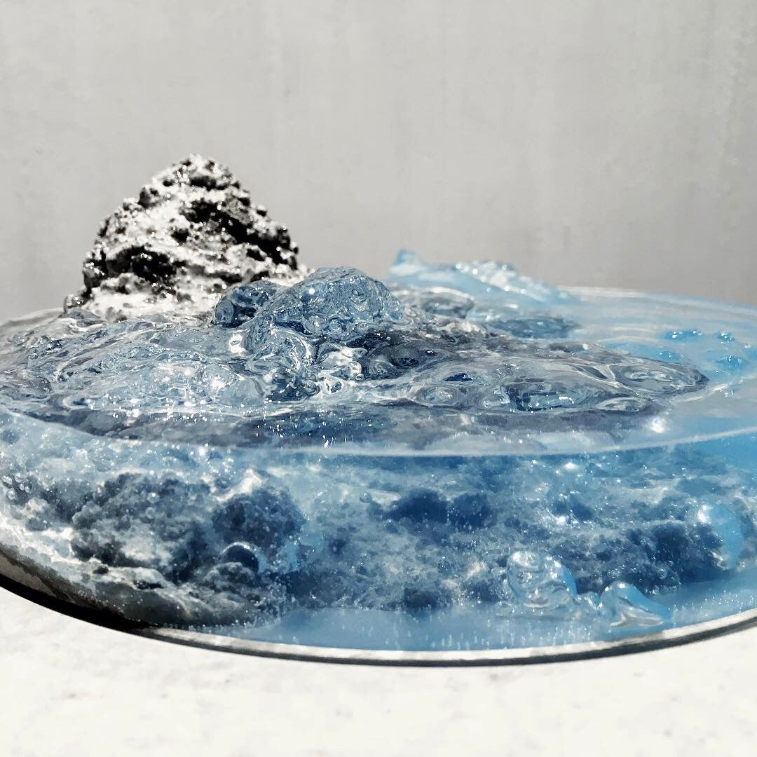 concrete x resin art | reflection