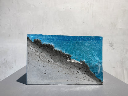 concrete x resin art | bubble