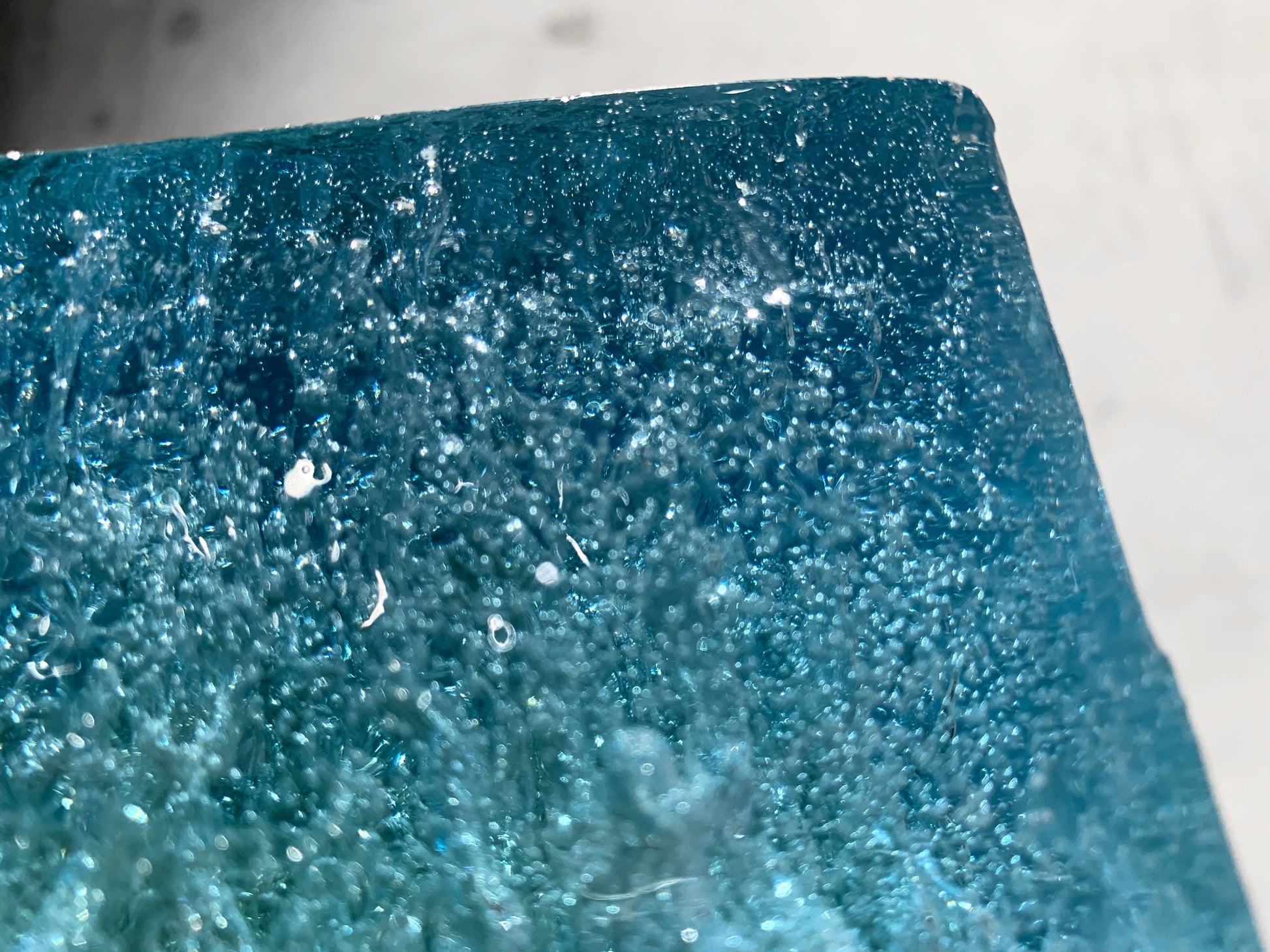 concrete x resin art | bubble