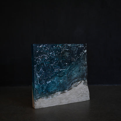 concrete x resin art | breakaway, 2020 | W505mm x D80mm x H500mm