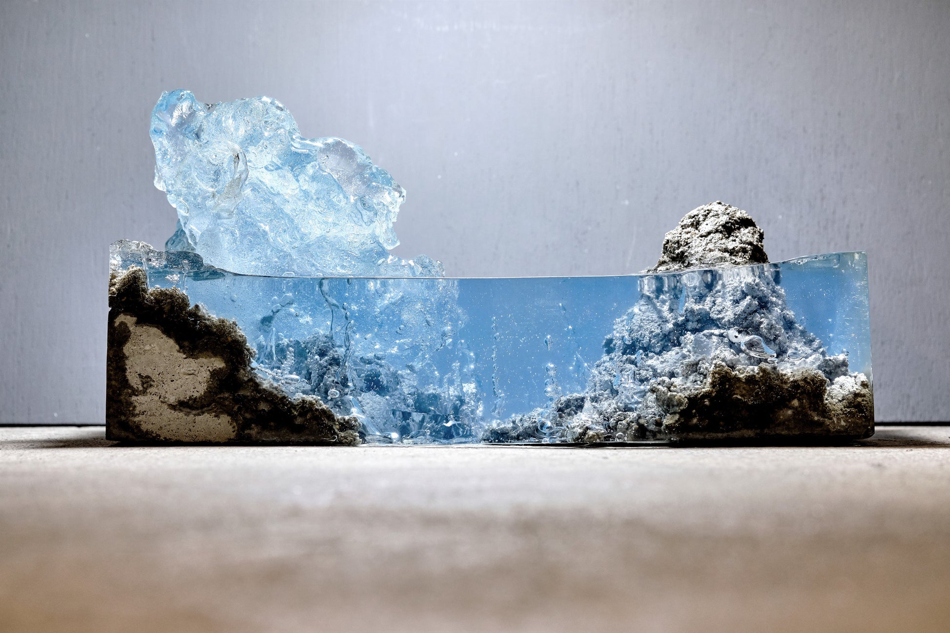 concrete x resin art | iceberg