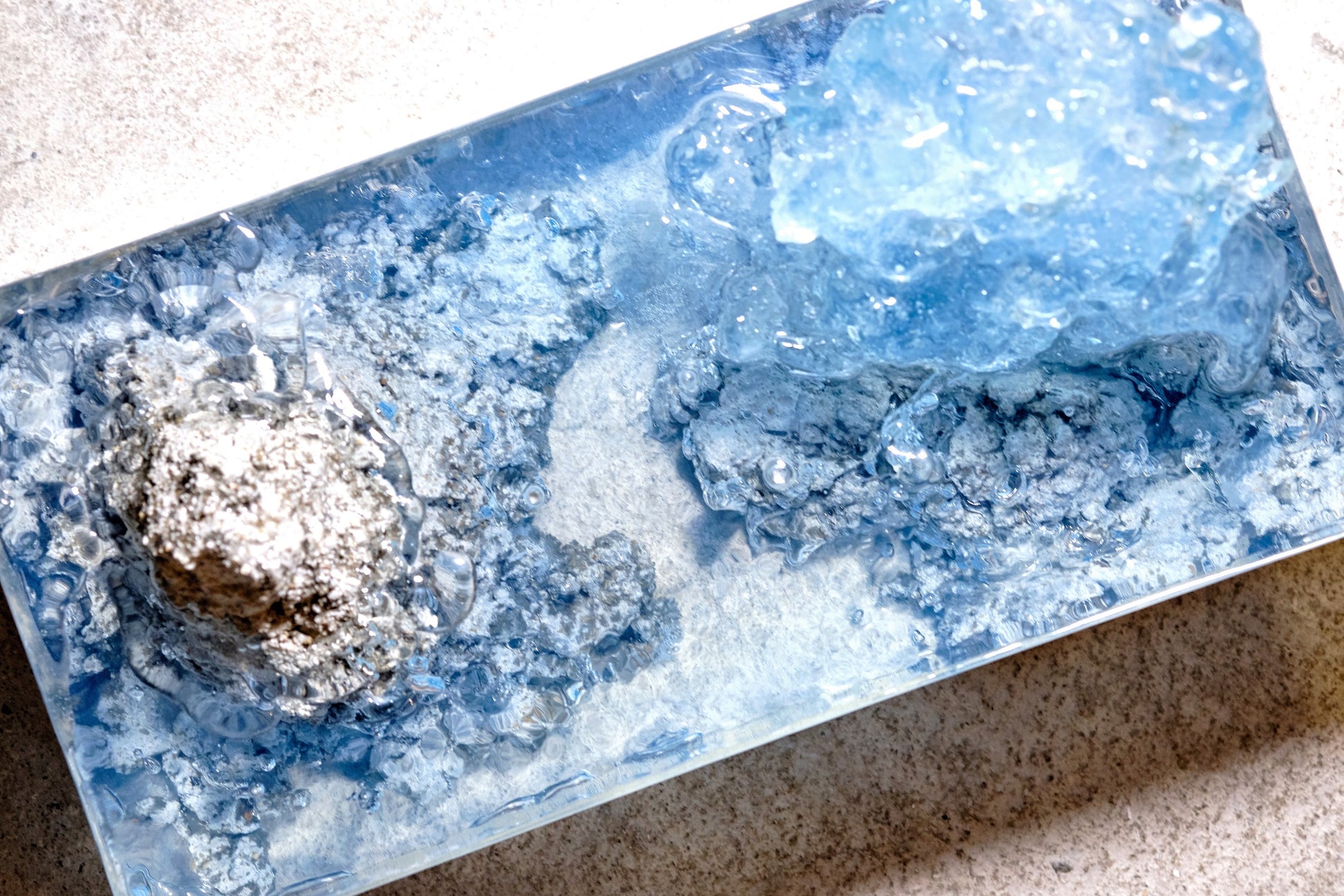 concrete x resin art | iceberg