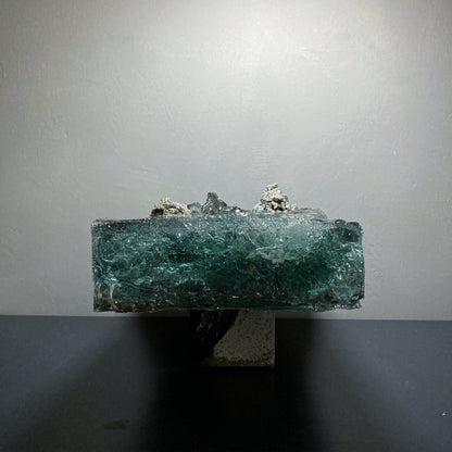 concrete x resin art | floating ocean - tectonic, 2022 | W350mm x D200mm x H190mm